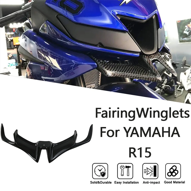 Motorrad Front Verkleidung Winglet Flügel Schutz Abdeckung Für R15 V3 2017 2018 2019 2020 2021 Für BAJAJ PULSAR RS200 Zubehör