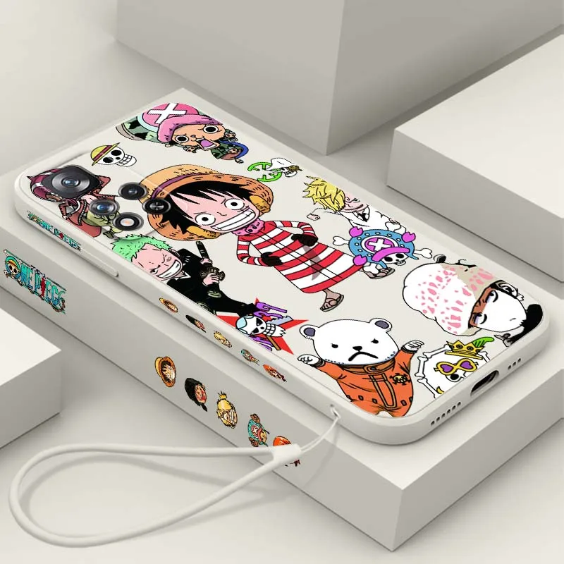 

One Piece Character Cool For Xiaomi Redmi Note 15 14 13 13R 12 12R 11 11T 11S Pro Plus 5G Liquid Left Rope Phone Case