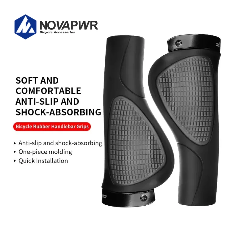 

Ergonomic Shockproof Road Bicycle Handlebar Grips Anti-slip Silicone MTB Grips Comfortable Bike Handlebar