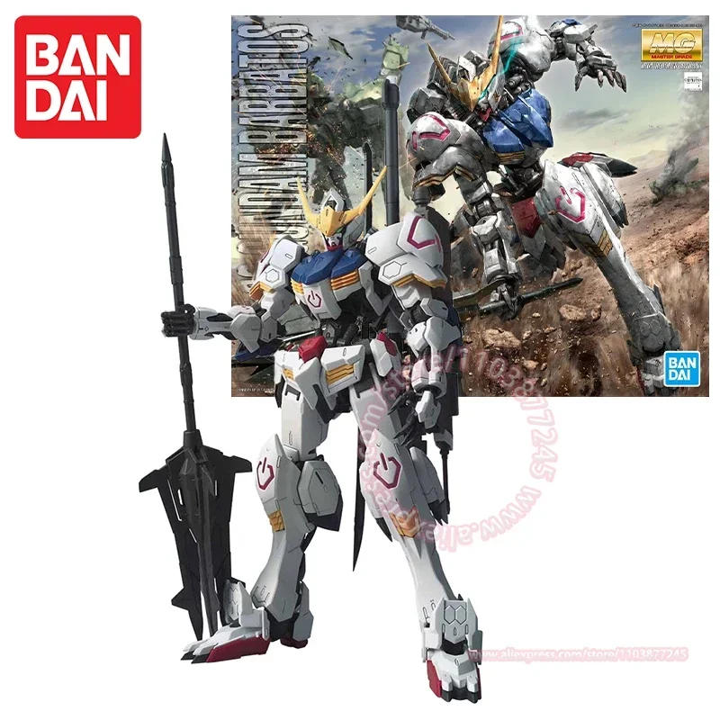 BANDAI ASW-G-08 GUNDAM BARBATOS MG 1/100 Assembled Model Collection Ornaments Animation Peripheral Childrens Toys Action Figures