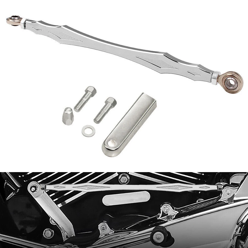Motorrad Chrom Schalthebel Schaltgestänge für Harley Touring Street Glide Electra Glide Softail Dyna 1986-2023