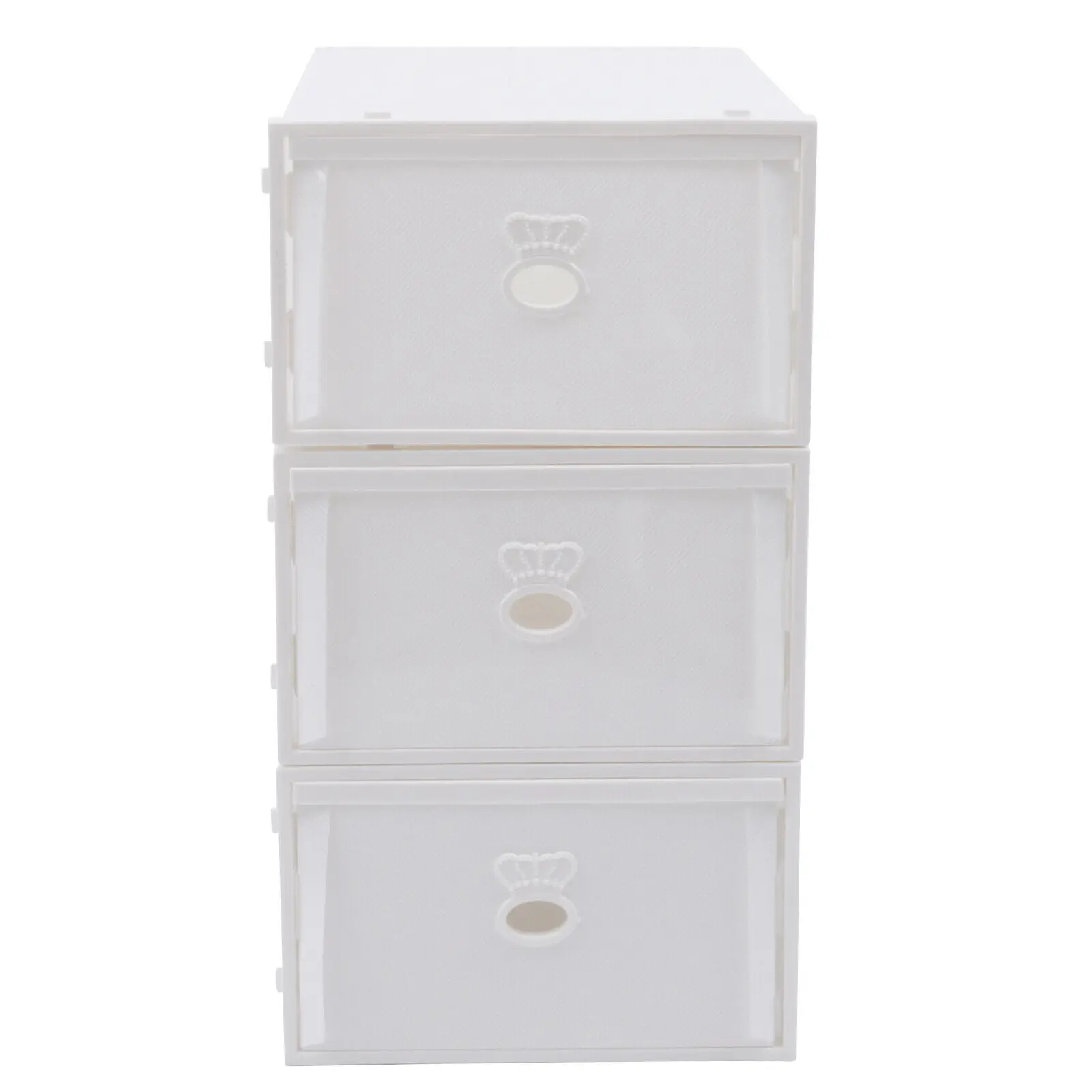 

Пластиковый ящик для хранения с тремя ящиками, органайзер для шкафа, контейнер, коробки, штабелируемые