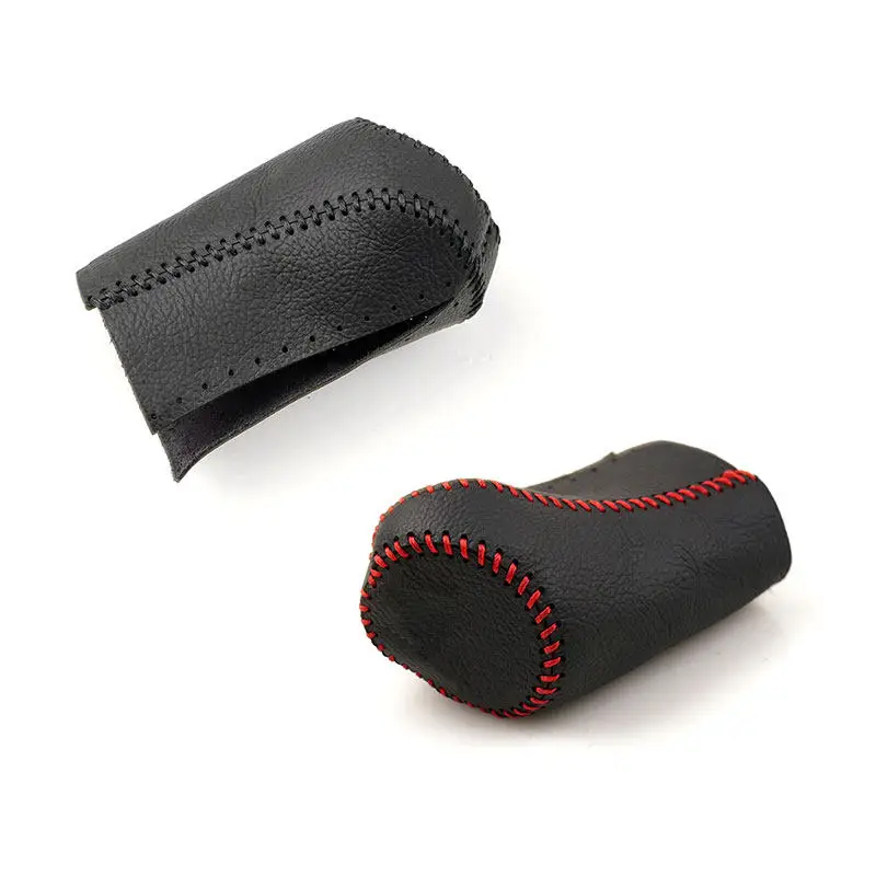 For Renault Megane II MK2 Clio 3 III MK3 Scenic 2 Manual Shift Lever Car Accessory Microfiber Leather Gear Shift Knob Head Trim - view 3
