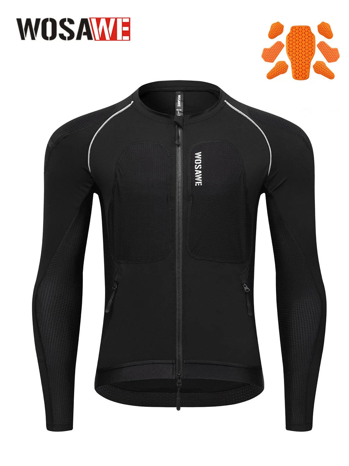 WOSAWE Men's Motorcycle Jacket Lightweight Motocross Motorbike Jacket Clothing Summer Autumn Biker Riding Apparel