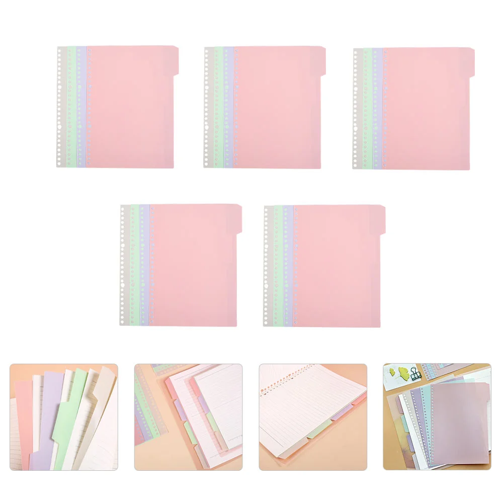 

20 Pcs Labels Classification Index Stickers Tab Dividers Convenient Binder Tabs Dividing Line School Supply Student