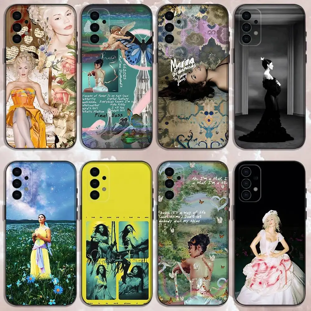 

Princess of Power M-Marina Phone Case For Samsung Galaxy A73,31,32,72,41,53,52,71,22,5G,Note,J7,8,9 Soft Black Cover