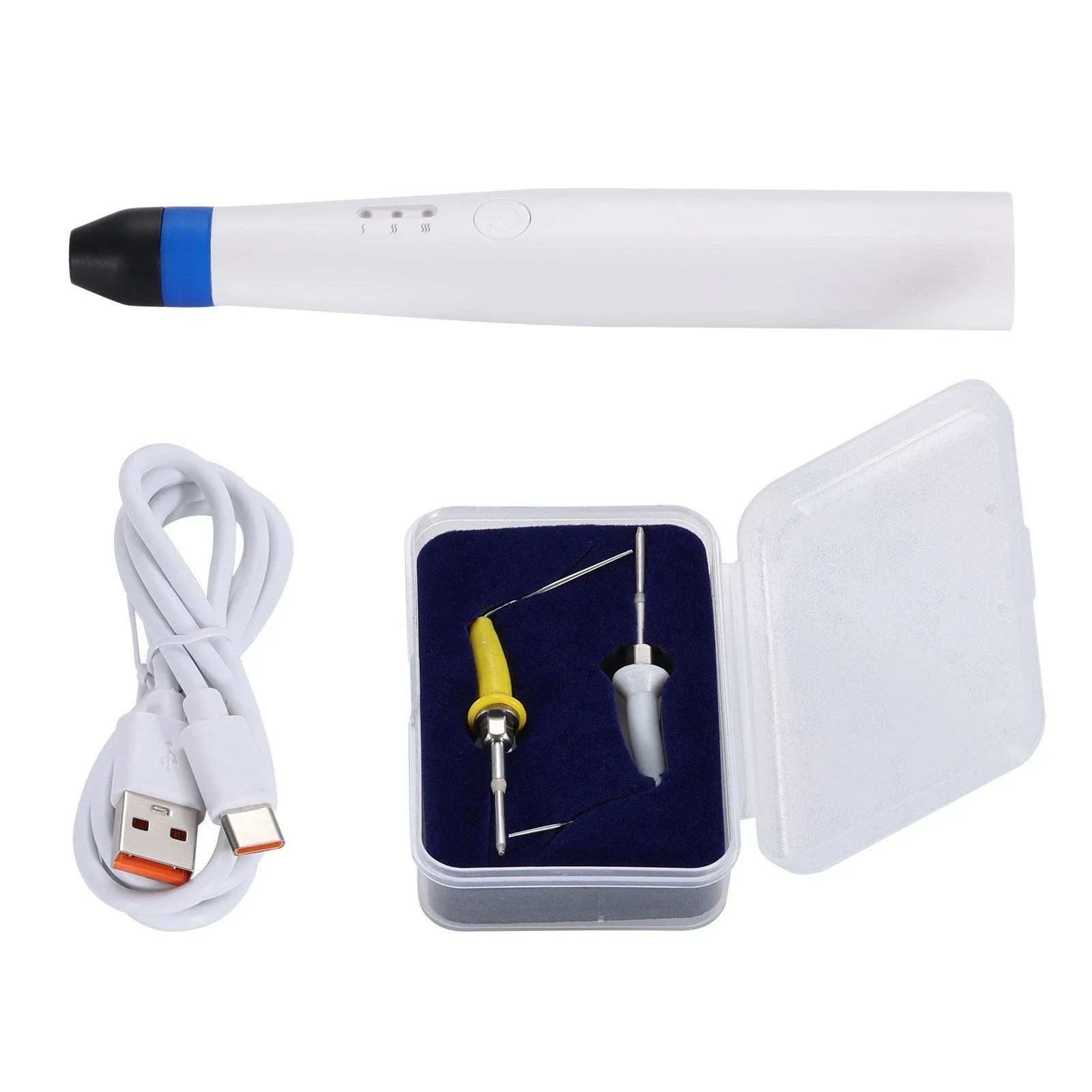 Dental Endodontics Heated Pen Endo Gutta Percha Obturation System 2 Heating Tips