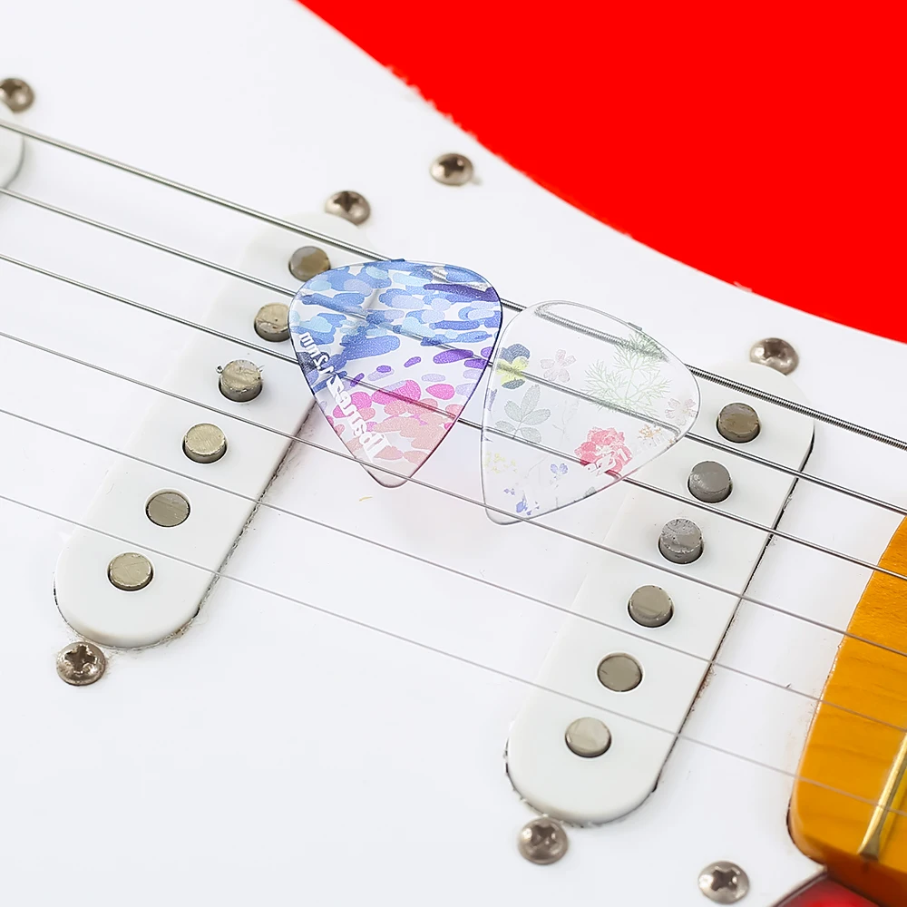 Ibanez Gitaar Plectrum Caleidoscoop Serie Plectrums Transparante 1.0/1.2 Mm Gitaar Accessoires