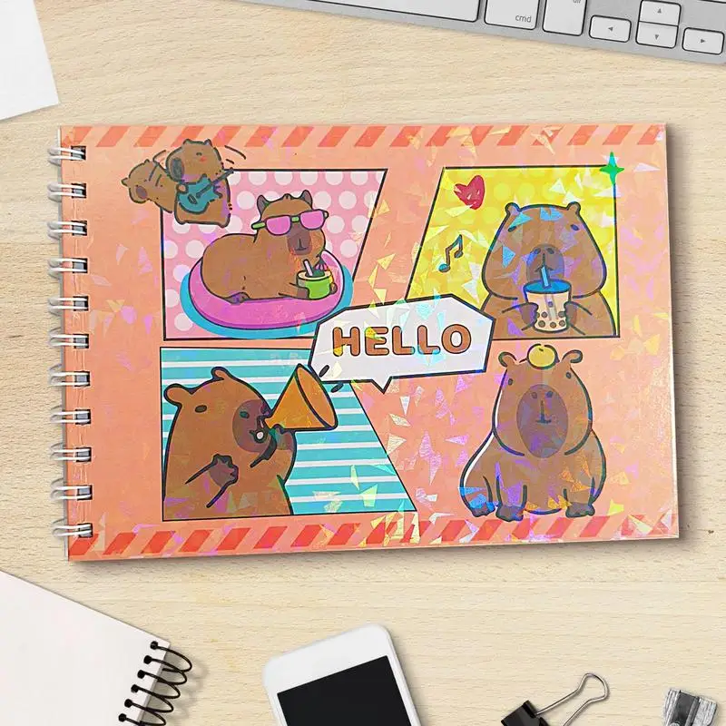 Książki do kolorowania dla dorosłych Kapibara Rysowanie Kolorowanka Uczniowie Kobiety Relaks Artykuły papiernicze 48 stron Aktywność artystyczna do kredki