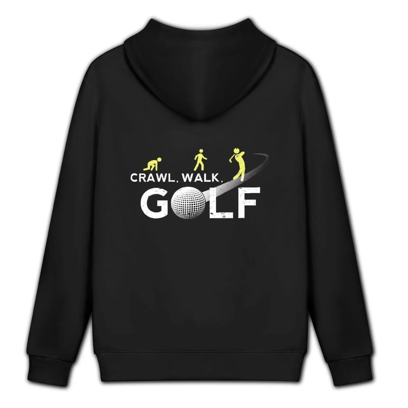Crawl Walk Golf Funny Evolution Of The Golfer Hoodie winter clothes blouse autumn new products new in hoodies and blouses