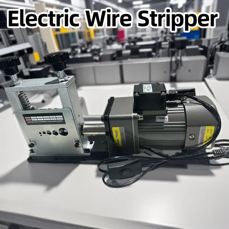 Electric Wire Stripper Machine 5 Channel Automatic Wire Stripping Machine Power Tool for Leftover Cable Recycling 3-17mm