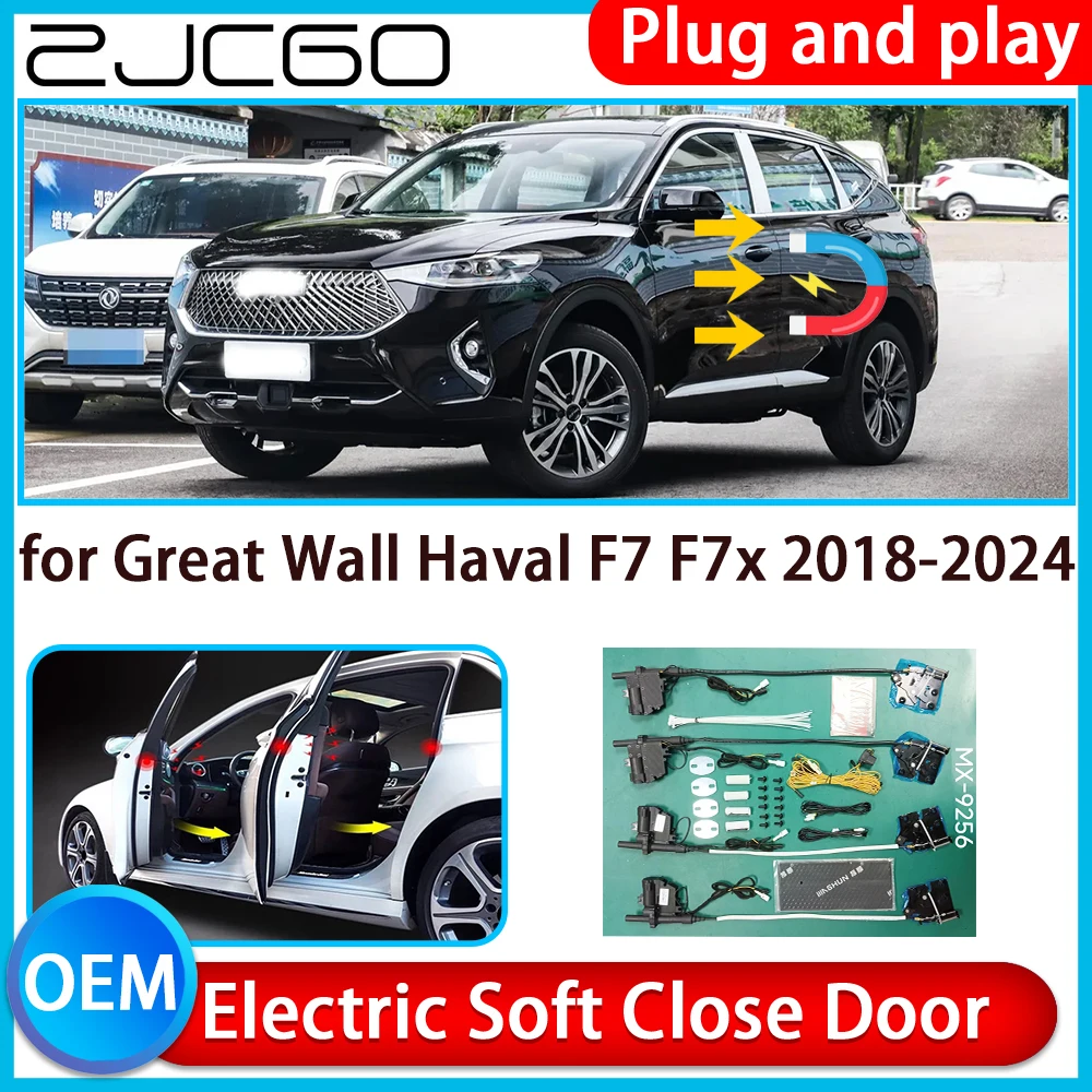 

for Great Wall Haval F7 F7x 2018-2024 Auto Pull Car Soft Close Kit Door Power Latch Electric Door Catch Soft Closing Assist