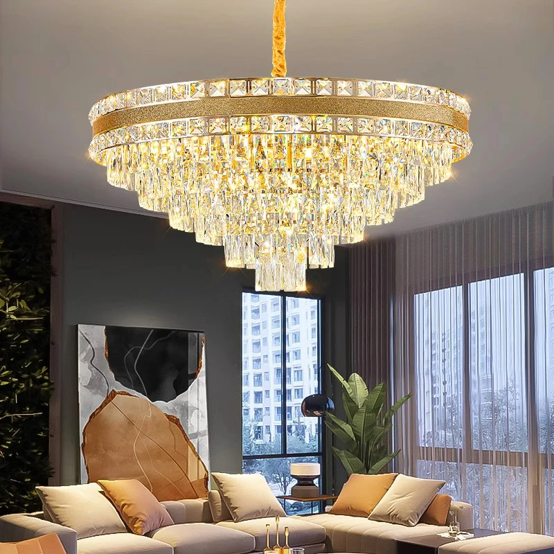 

Home Decorationpendant Lights, Luxury Crystal Living Room Chandelier, Dining Room Pendant Lamp, Ceiling Light, Indoor Lighting