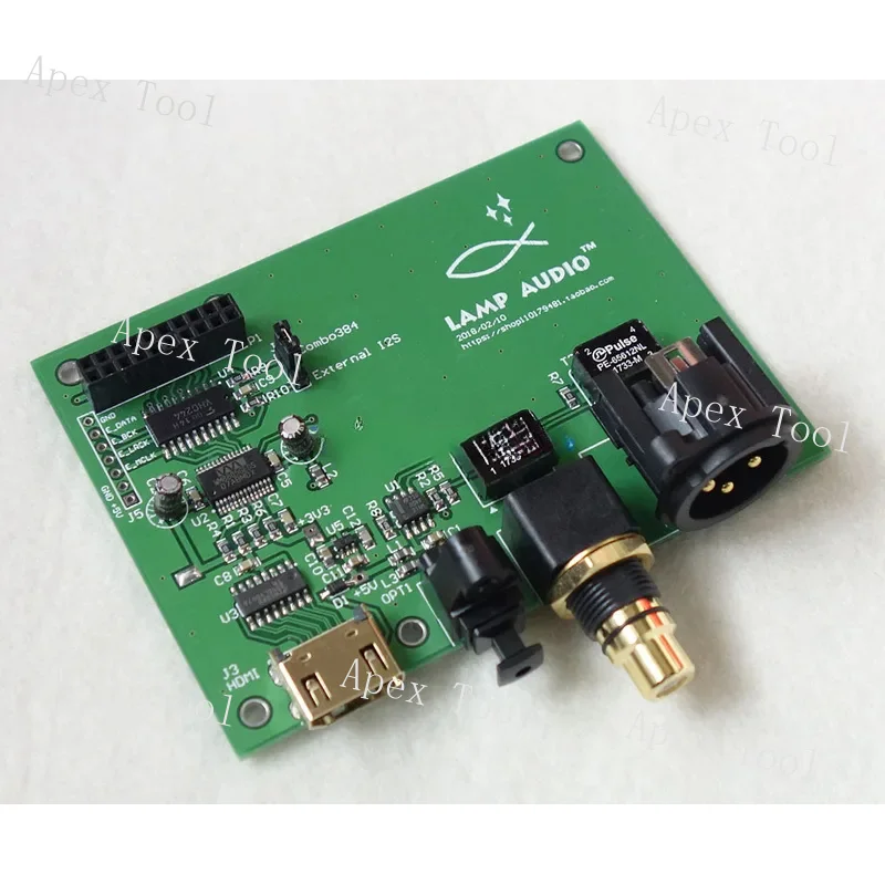 

XMOSAmanero Italy USB Digital Interface I2S/IIS to Coaxial Fiber SPDIF AES Output Board