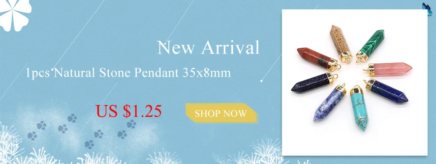 5pcs Natural Stone Agates Crystal Quartzs Damation Jaspers / Amethysts Pendant for Necklace Earring or Jewelry Making Size 10mm