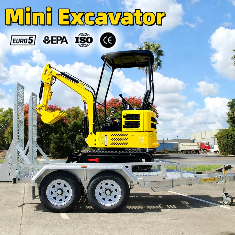 カスタマイズされた多機能ミニショベル、2トン小型クローラー掘 - Post Hole Digger のレビューと価格