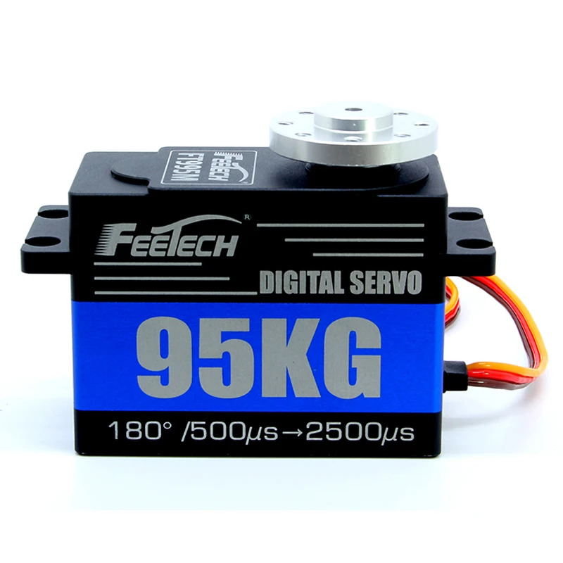 Feetech FT995M 8,4 V 105 kg Stahlgetriebe Riesenservomotoren Super Torque 1/5 Desert Buggy für RC Car Racing Quadcopter Groß