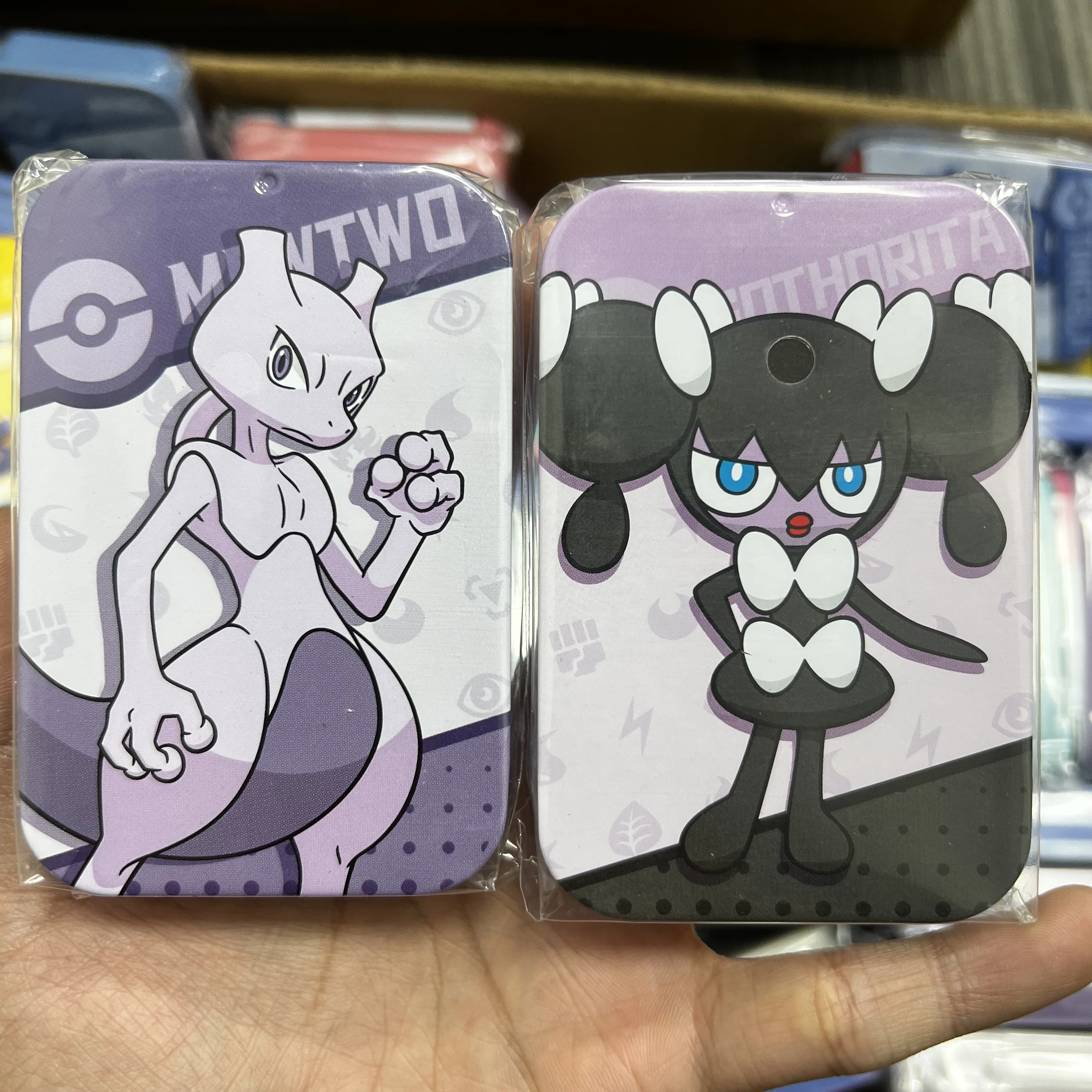 Storage of damage indicators Genuine Pokemon Travel Collection Gift Box Iron Box Style Random Pokemon Related Card Case Tin Box