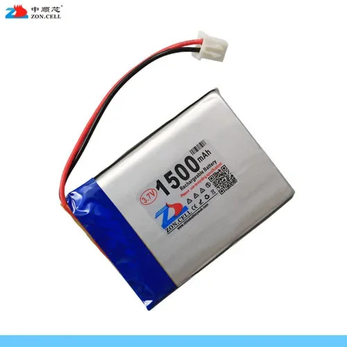 

In the 3.7V 1500mAh lithium polymer battery 334973 403280 story machine 345078 recorder Rechargeable Li-ion Cell