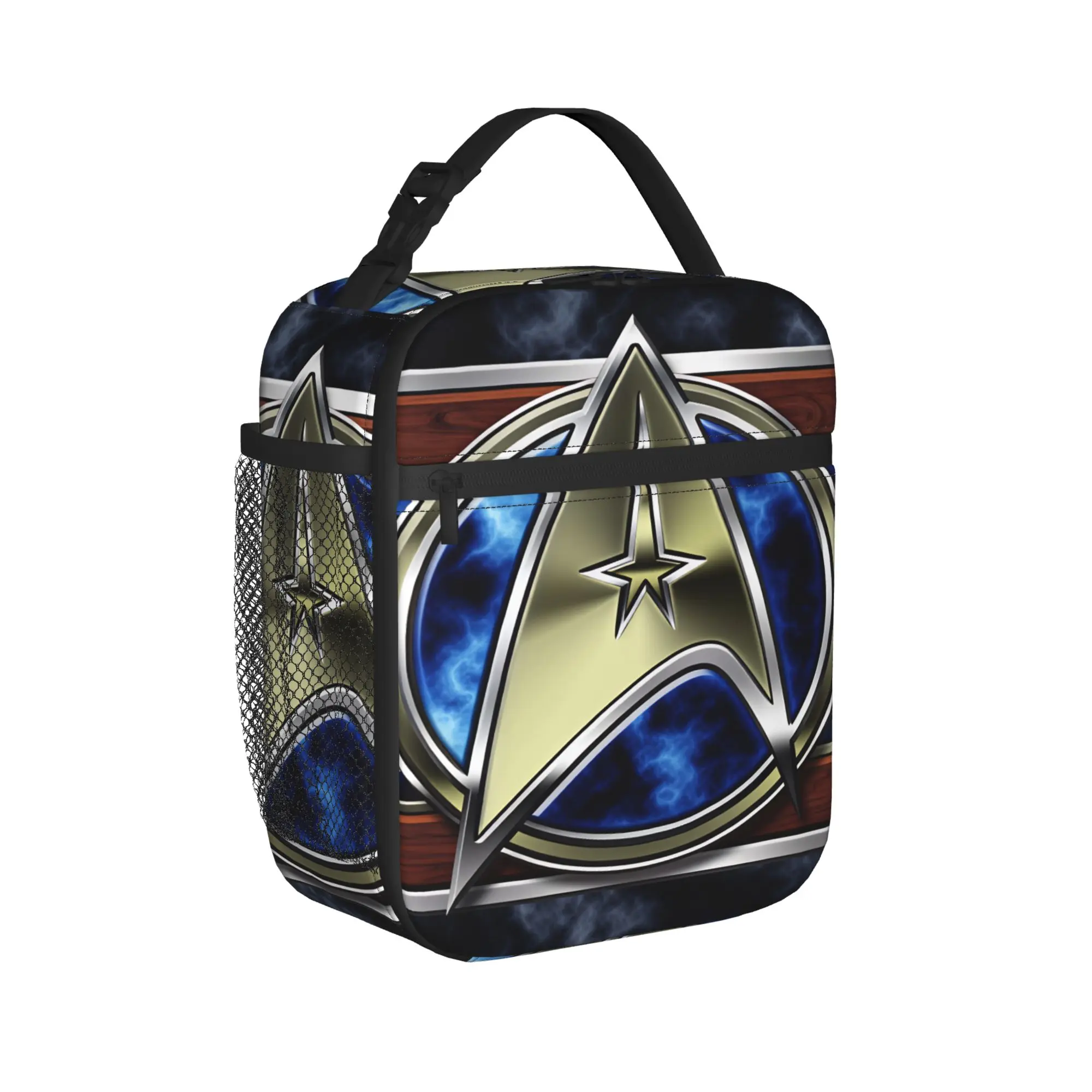 S-Star T-Trek Ship Movie  Lunch Bag  School Lunch Box For Men Design Thermal Tote Handbags Waterproof Convenient Cooler Bag