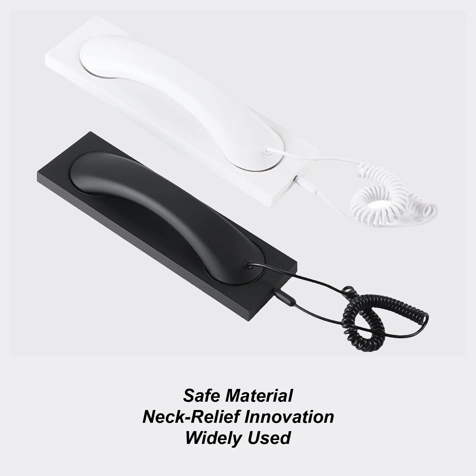 Retro Telephone Handset Noise Reduction 3.5mm Jack Landline Receiver Microphone For Work Home Office Seniors Computer