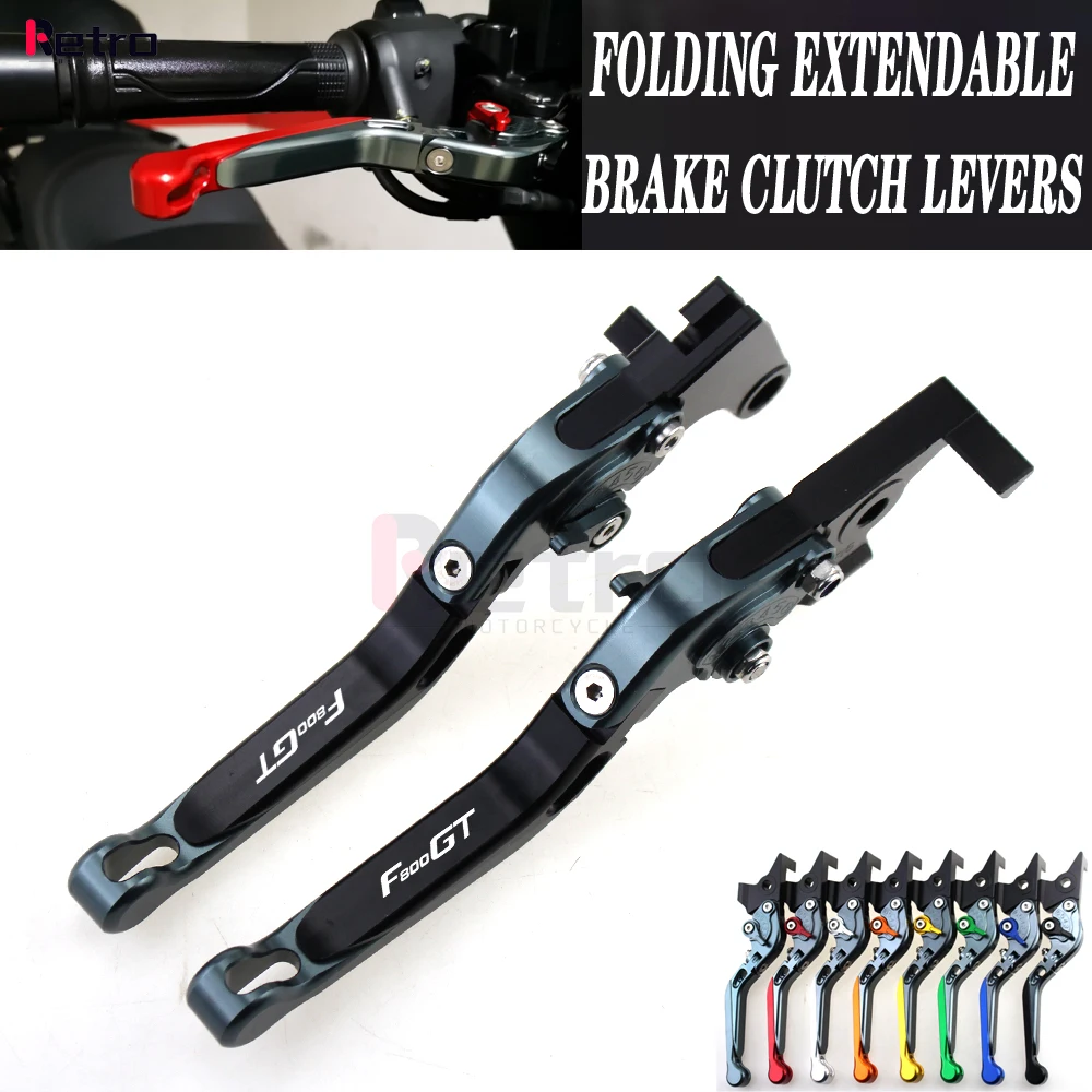 For BMW F800GT F800 GT 2013-2018 2014 2015 2016 2017 Motorcycle Folding Extendable Front Rear Brake Levers