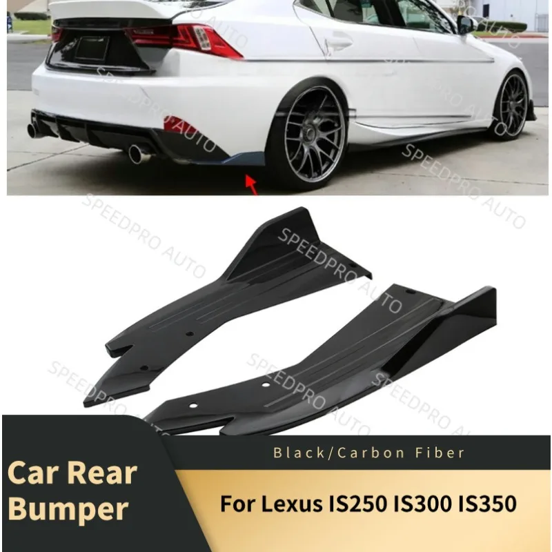

Rear Bumper Spoiler Lips For L-exus IS250 IS300 IS350 Splitter Diffuser Scratch Protector Trims Side Skirt Extension Body Kit