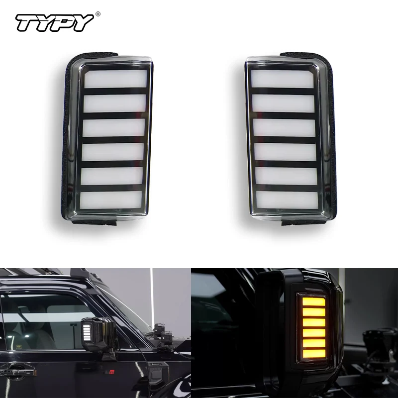 

For Land Cruiser Prado LC250 Side Mirror Signal Blinker,Upgraded Accessories 1958 J250 Rearview mirror side light 2024-2025