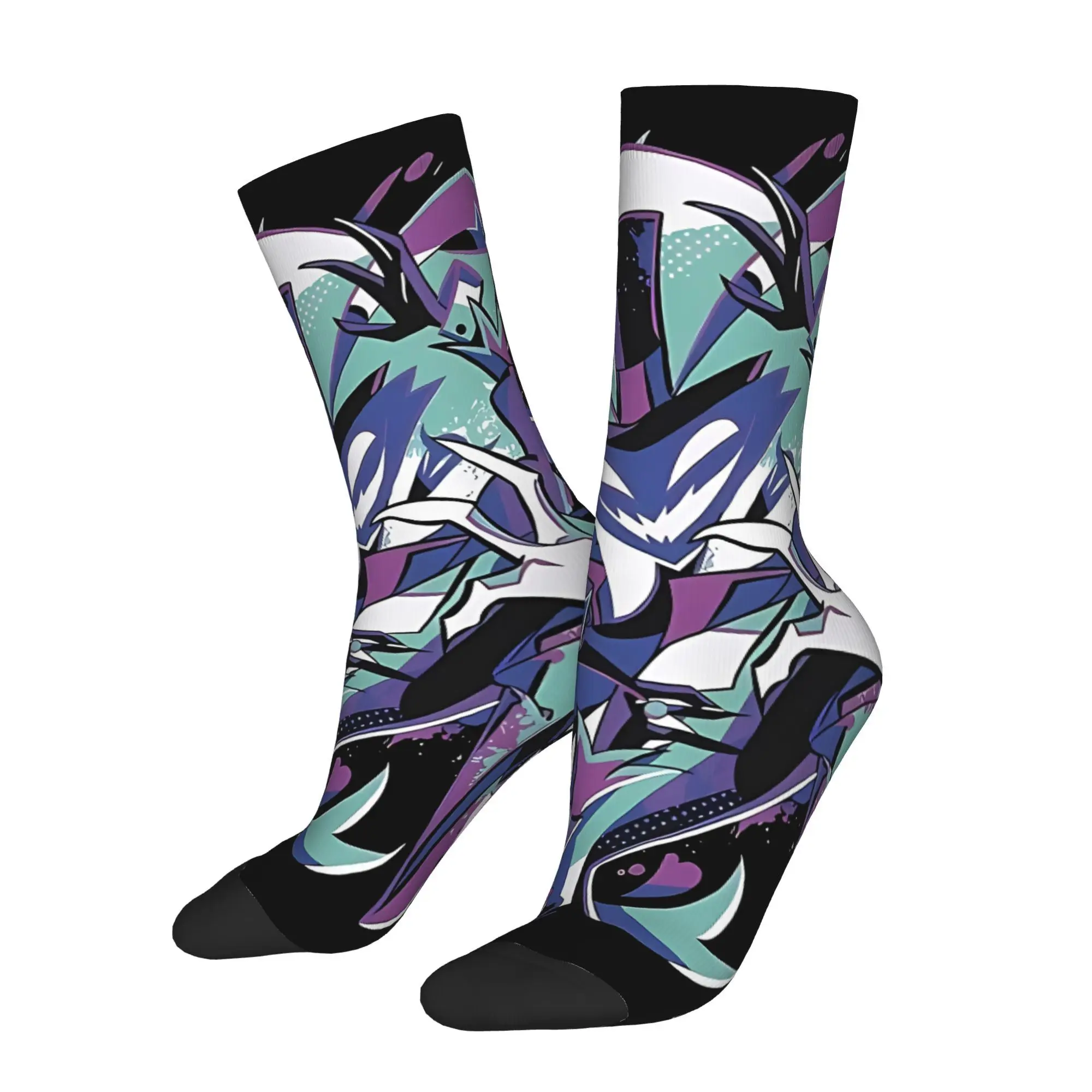

Family ethics animation Helluva Boss Sock Printed Man Polyester
