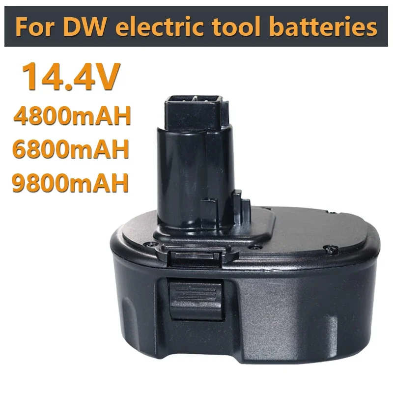 

Ni-MH 4800/6800/9800mAh Replacement Battery for Dewalt 14.4V XRP DC9091 DC9094 DW9091 DE9091 DE9092 14.4 Volt Cordless Power To