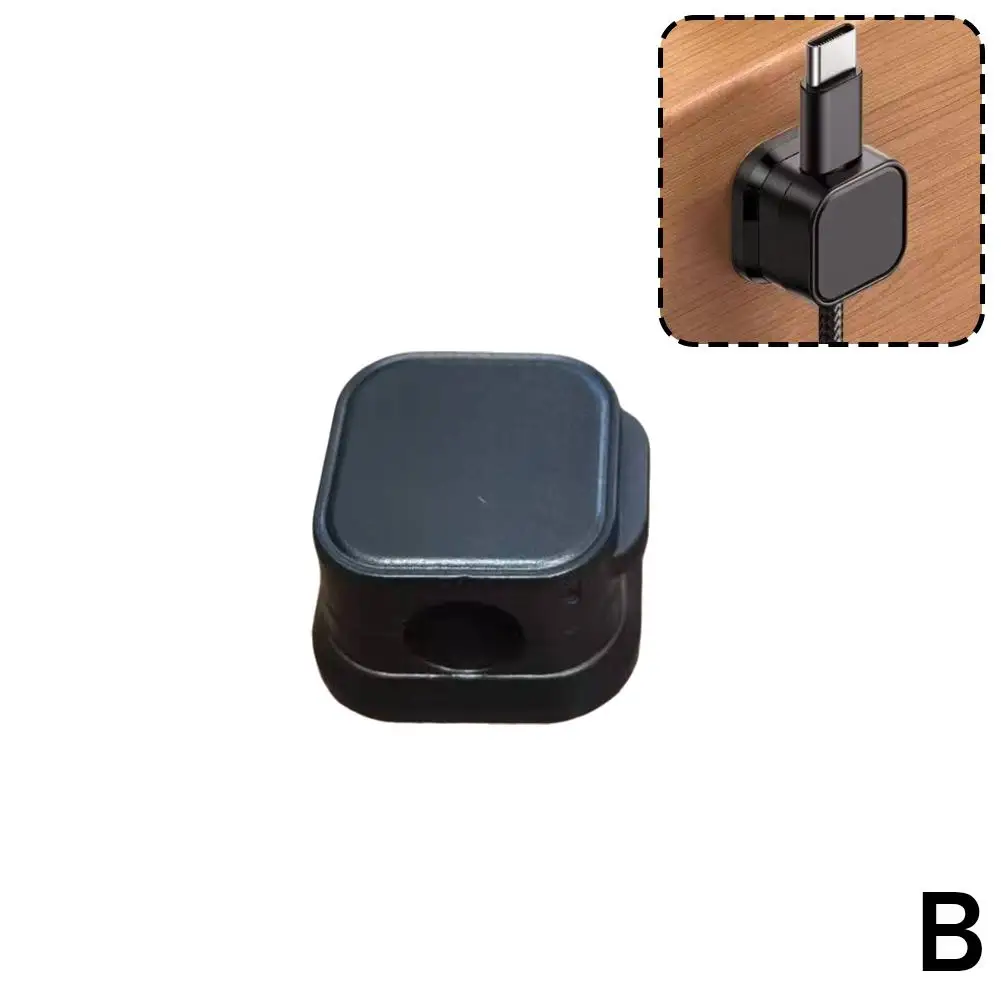 Magnetic Cable Clip Cable Smooth Adjustable Cord Holder Desk Cable Under Desk Cable Storage Management Clips Organizer C6c3