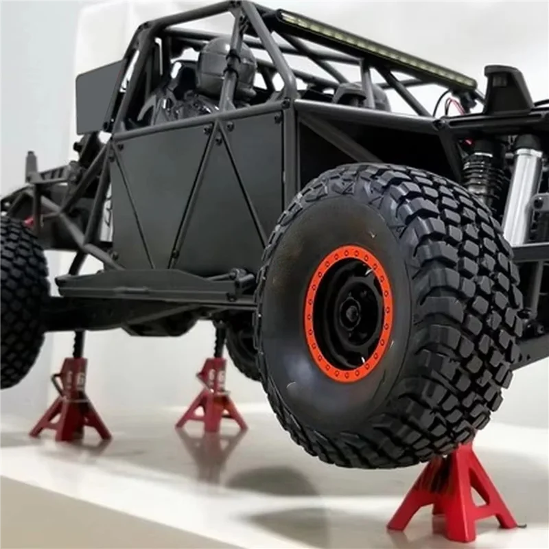 2x 6 ton simulação jack stands elevador par rack para mudança de pneu de caminhão de carro remoto-abli