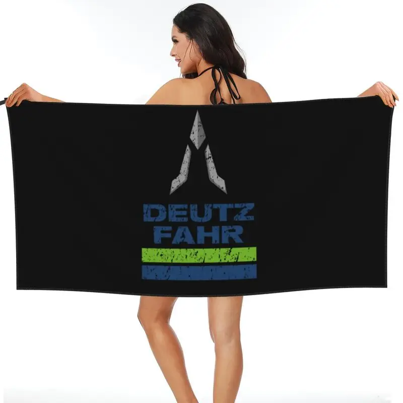 Deutz Fahr Tractor Logo Quick dry Towel Large Smooth Comfortable Sports Towel