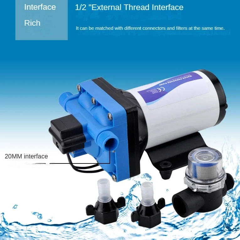 

DPHC-F43 large flow electric diaphragm pump 110V220V liquid transfer pump agricultural irrigation spray pump
