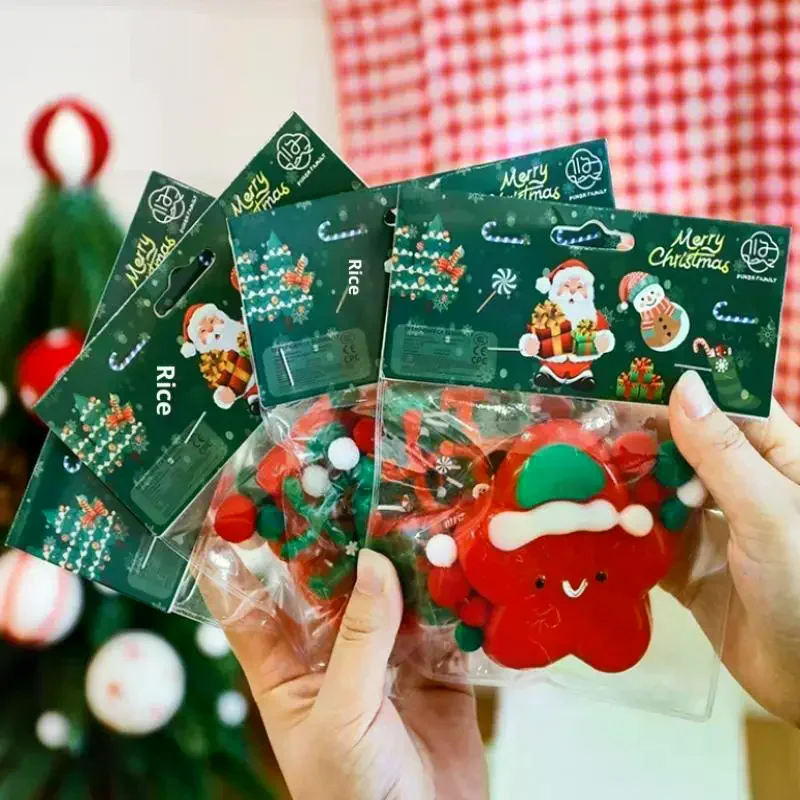 ของเล่นบีบคลายเครียดลายการ์ตูนน่ารักธีมคริสต์มาส ของขวัญ