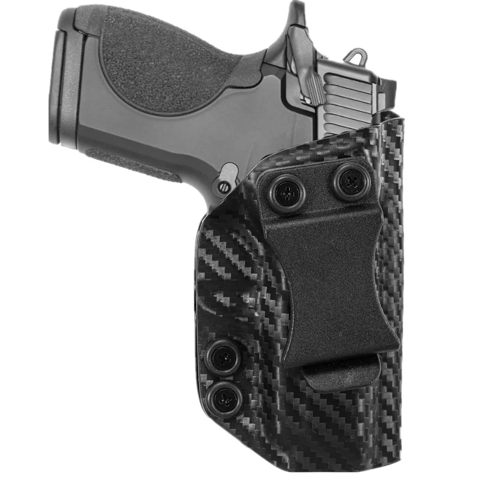 Kydex 내부 허리띠 IWB 홀스터, 스미스 및 웨슨 S & W CSX용, 9mm 전술 벨트 바지, 은폐 캐리 은폐 케이스 클립