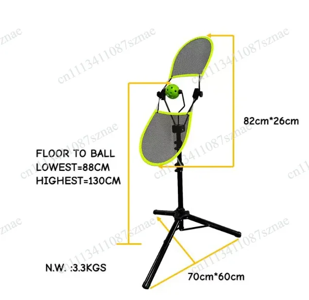 Adjustable Height 360 Degree Rotating Pickleball Tennis Topspin, Practice Device Portable for Indoor and Outdoor Training