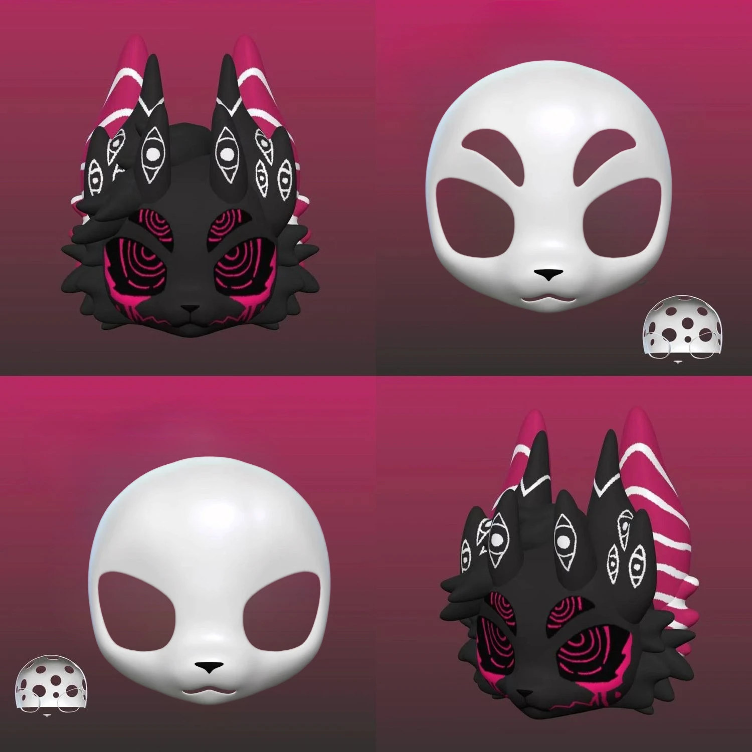 

Furry Kemono Headbase Accessories Headbase Fursuit Costumes Animation Fursuit DIY Mask Accessories