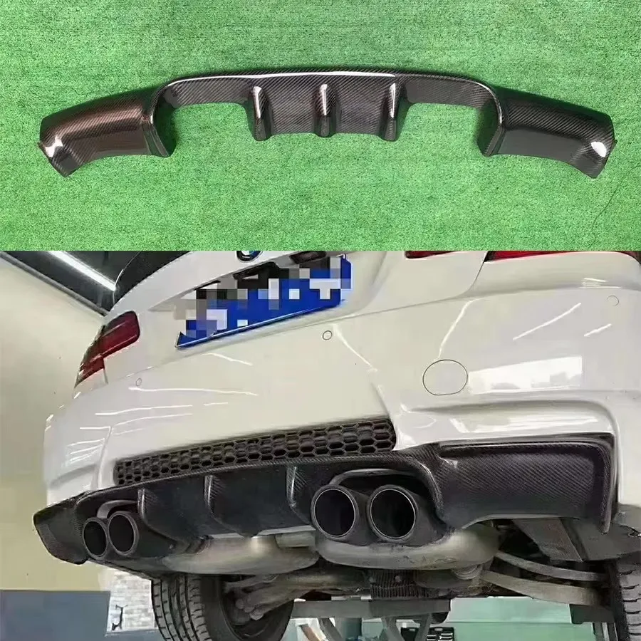 

For BMW M3 E92 E93 2005-2011 Carbon Fiber Back lip Car Rear Bumper Diffuser Rear Splitters Spoiler Back lip shunt body kit