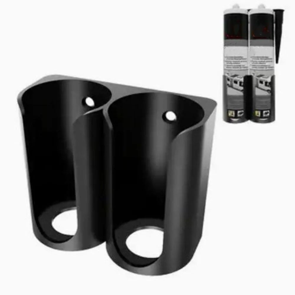 Wall Mounted Caulking Cartridge Rack 2/3/4 Bay Heavy Duty Spray Bottle Holder Universal Space Saving Cartridge Storage Rack