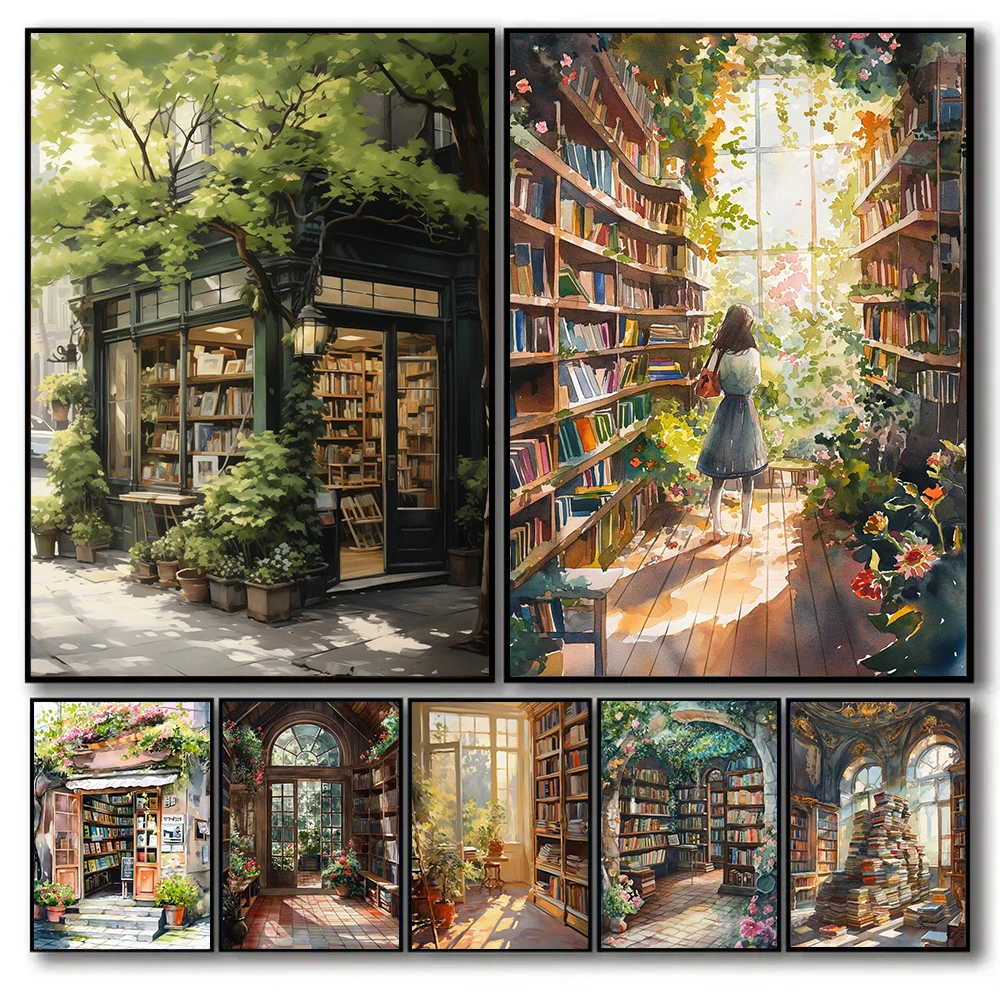 Interior Design Sketch - Vitoriano vintage estufa biblioteca menina leitura