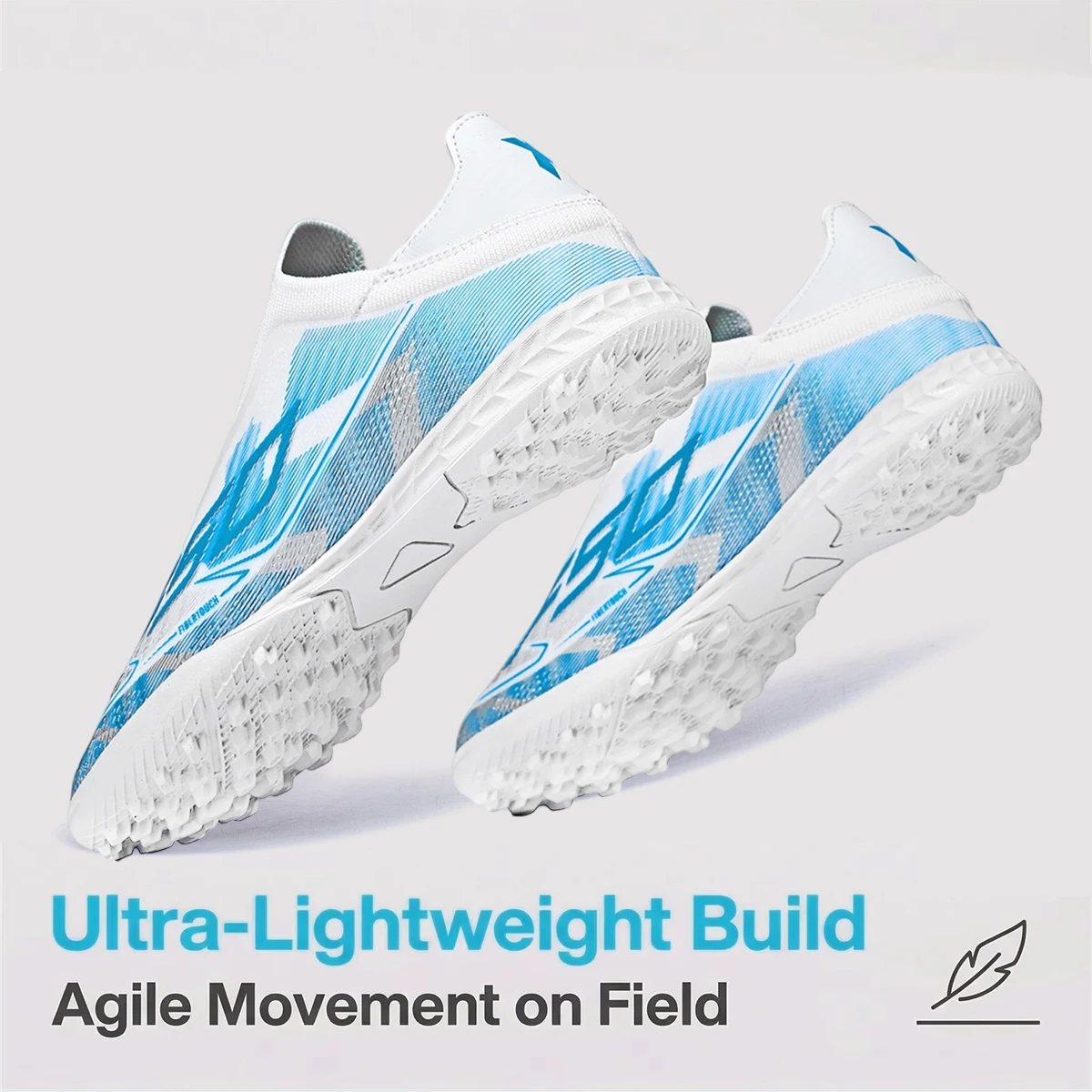 Outdoor TF Turf Soccer Shoes Anti Wear Sole Football Cleats Comfortable Fit for Adult Football Practice Matches