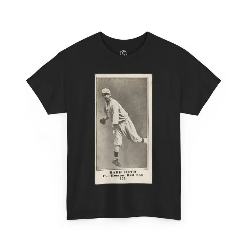 Babe Ruth Rookie Card T Shirt Vintage 1916 Sporting News 151 Baseball