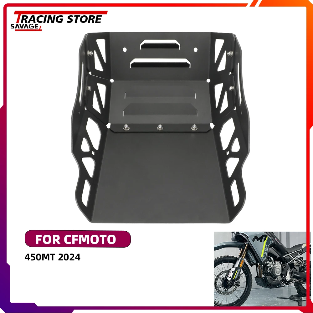 

2024 450MT Motorcycle Chassis expedition Skid Plate Engine Chassis Protective Guard For CFMOTO 450 MT Accessorie Crash Protector