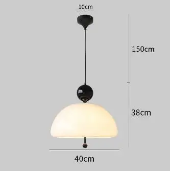 Retro hanglamp Scandinavische glazen kroonluchter voor woonkamerdecoratie slaapkamer design hanglamp