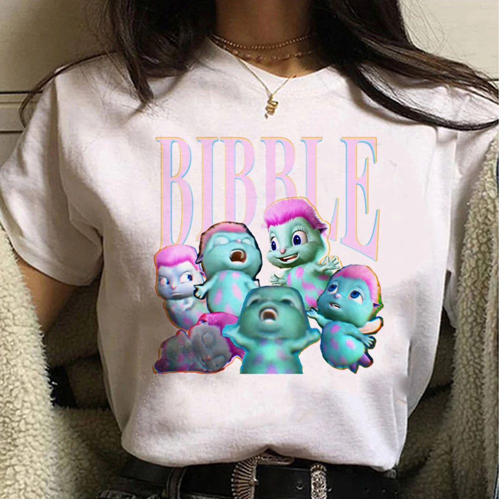 Bibble top women designer Tee girl comic anime designer clothes