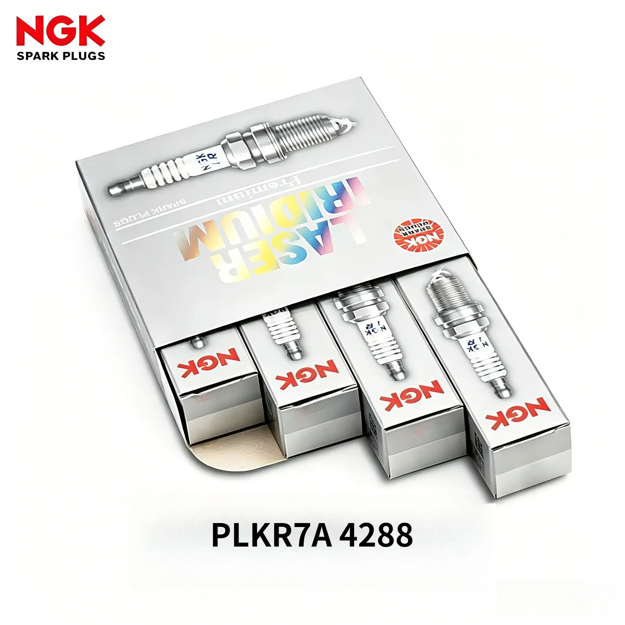 Single NGK PLKR7A 4288 Double Platinum Spark Plug Fit Mercedes C230 C280 E-Class GLK-Class