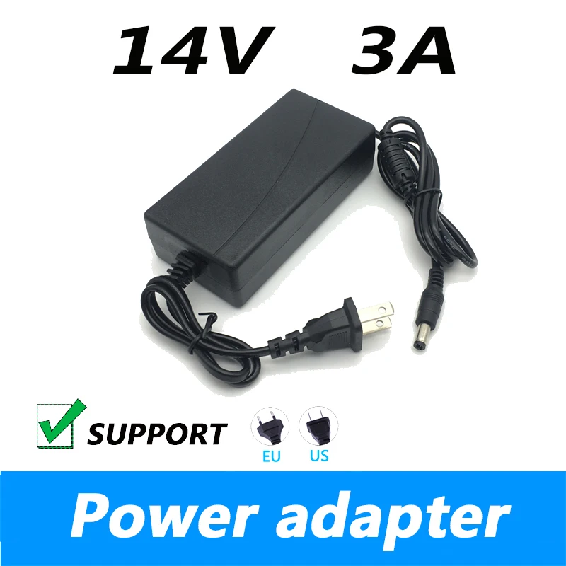 14V 3A AC to DC Power Supply Adapter Converter 5.5*2.1mm Short Circuit Protection power supply EU plug for Samsung LCD Monitor