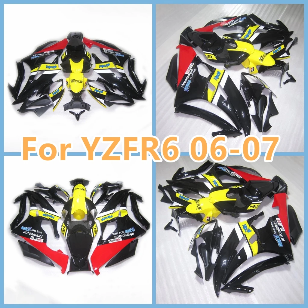 

New ABS Fairings Kit Fit for YAMAHA YZF-R6 2006 2007 yzfr6 06 07 Bike Aftermarket Parts