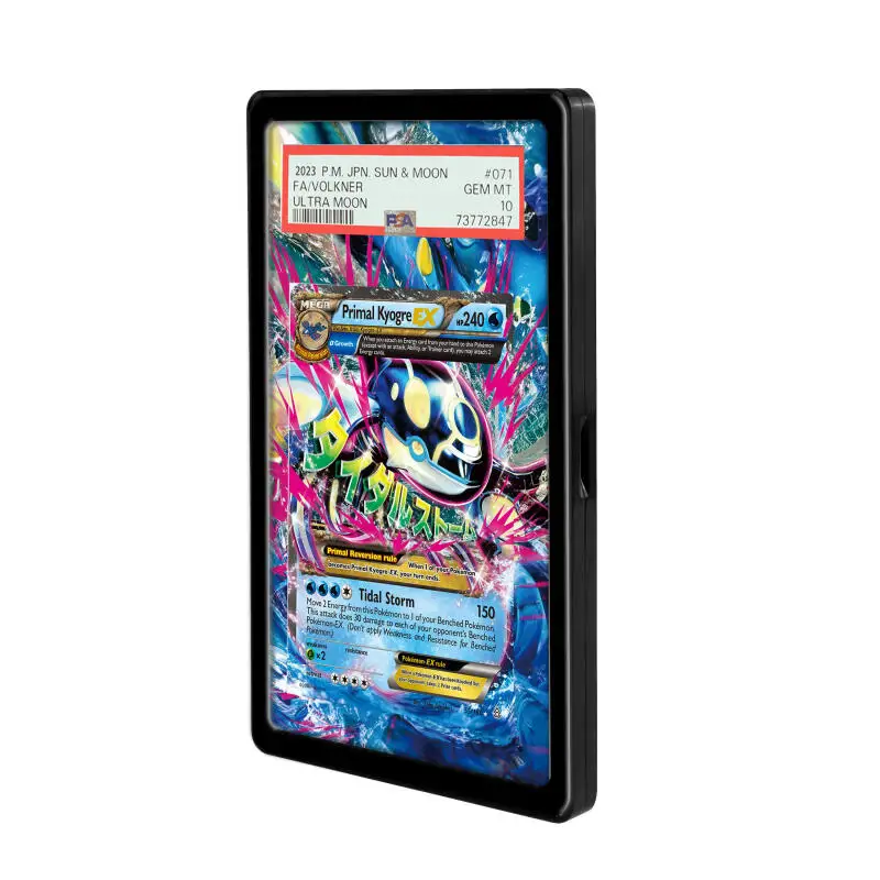 عرض بطاقات البوكيمون PTCG Primal Kyogre v MAX مجموعة ألعاب أنيمي توسيع الهدايا الفنية ألعاب حافظة واقية من الأكريليك ذاتية الصنع